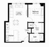 Rialto Apartments A1 Floor Plan